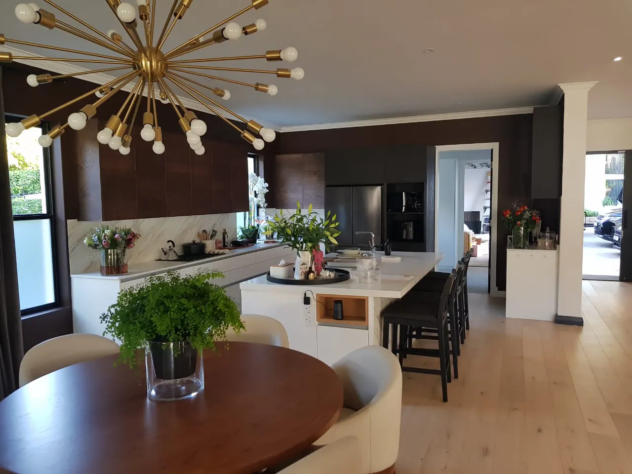 Custom kitchen installation by Solid Edge Cabinetry